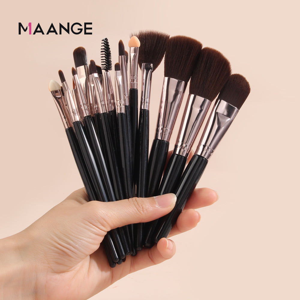 Pincéis profissionais de maquiagem (18 pincéis) | Maange®
