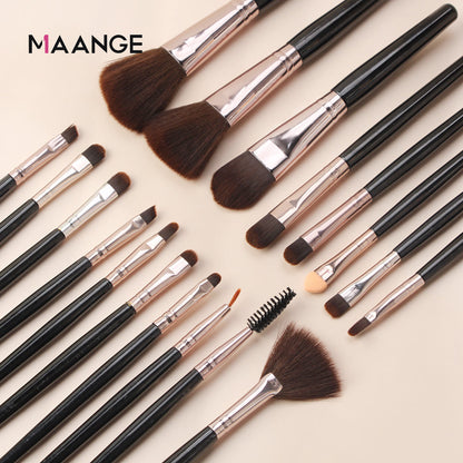 Pincéis profissionais de maquiagem (18 pincéis) | Maange®