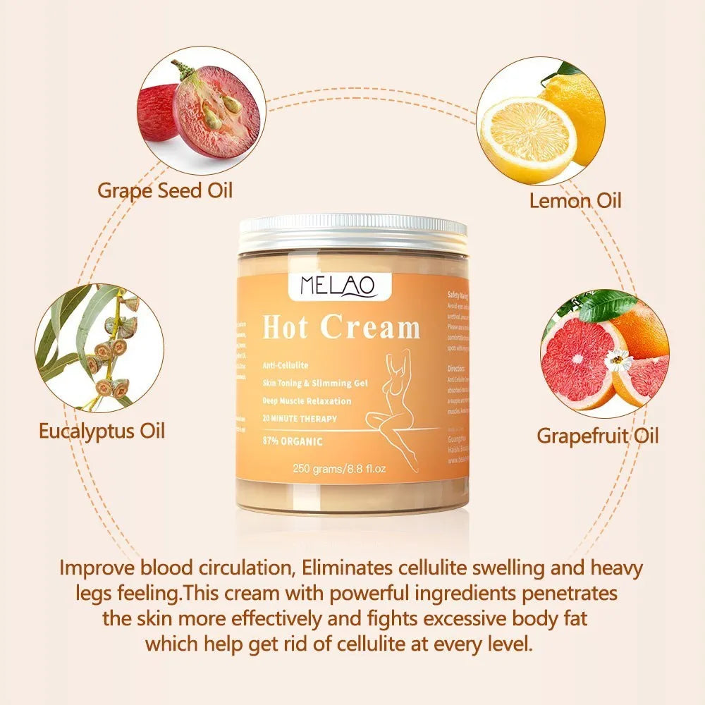 Creme "HOT" - O Creme Queima Gorduras & Celulites®