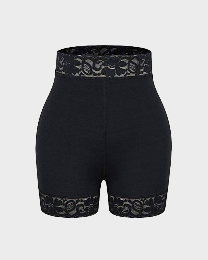 Sculpting Lace Shapewear Shorts for Tummy Control & Butt Lift