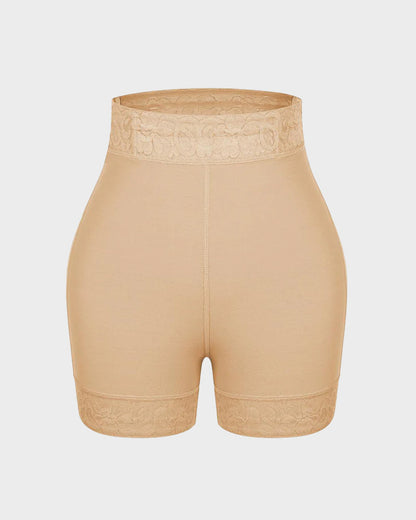 Sculpting Lace Shapewear Shorts for Tummy Control & Butt Lift