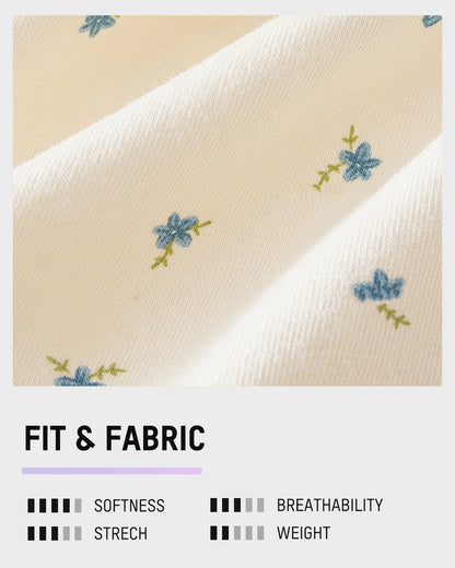 Seamless Antibacterial Cotton Boxer Panties (5 Pack)