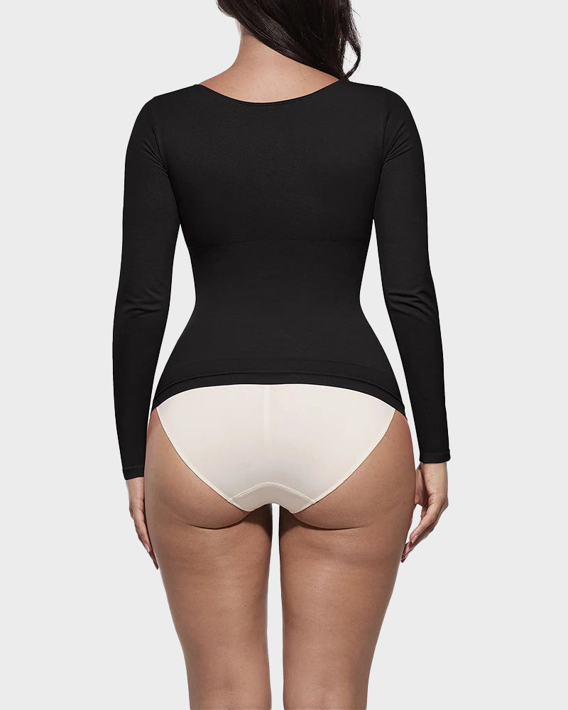 Seamless Long Sleeve Shaping Top