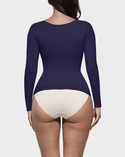 Seamless Long Sleeve Shaping Top