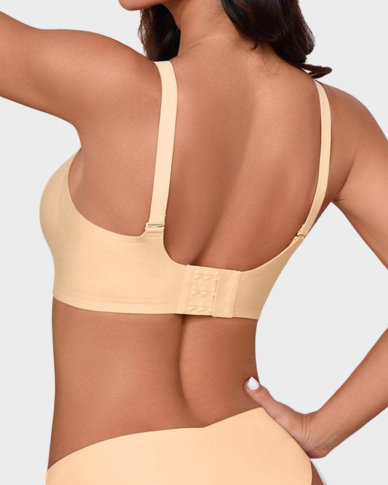 Soutien-gorge invisible et fin avec panneaux en maille sans coutures