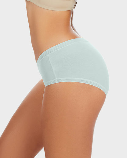 Seamless Modal Mid-Rise Antibacterial Panties (4 Pack)