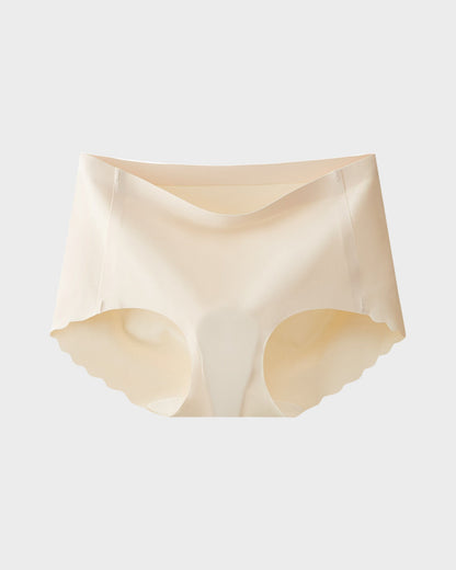 Seamless No Camel Toe Silk Antibacterial Gusset Panties (5 Pack)