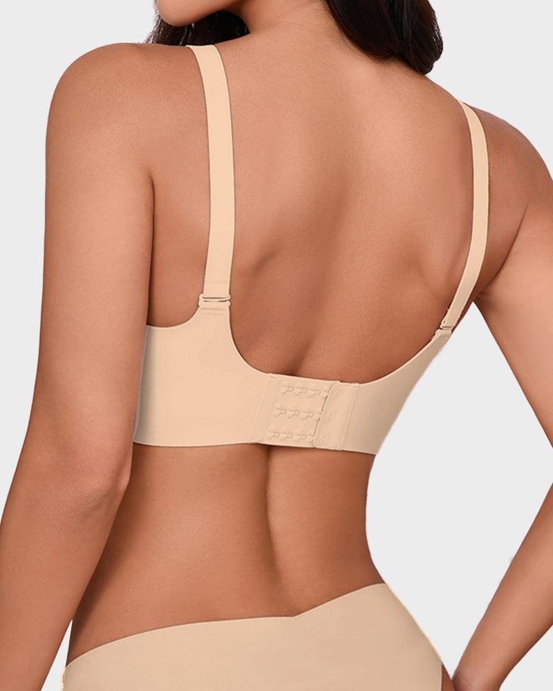 Seamless Wireless Scalloped Edge Jelly Bra