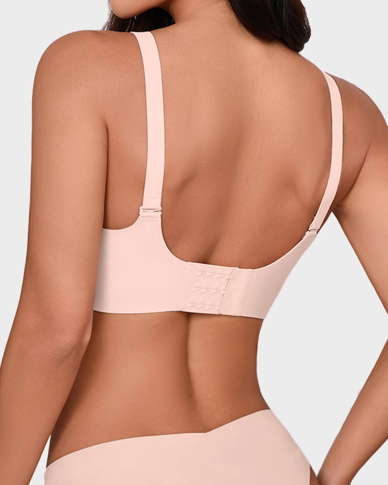 Seamless Wireless Scalloped Edge Jelly Bra