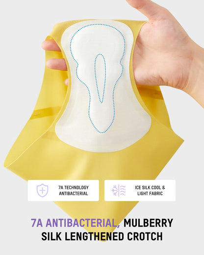 Seamless Anti-Camel Toe Yoga Panties (5 Pack)