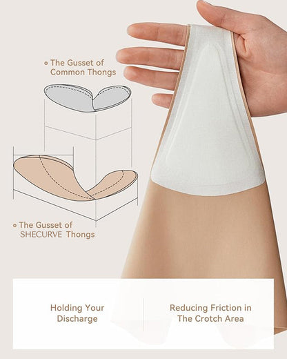 Seamless Invisible Comfort Thongs (5 Pack)