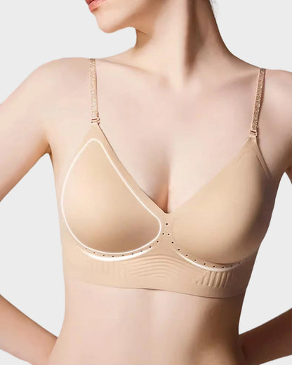 Seamless Deep V Low-Back Bra