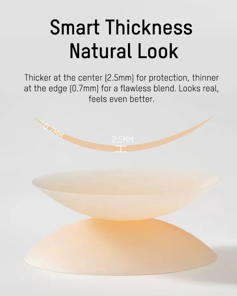 Seamless Non-Adhesive Nip Covers(2 Pairs)