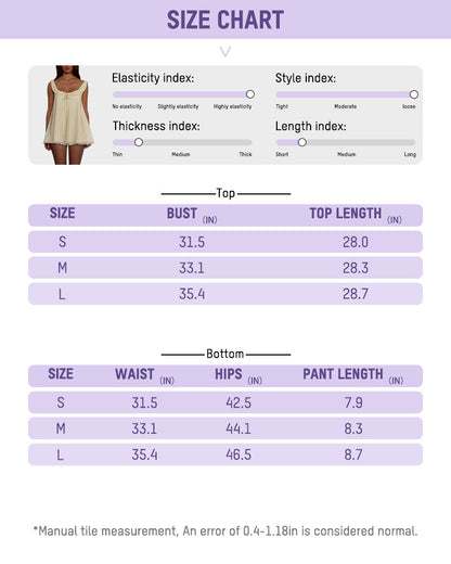 Sexy Backless Princess Neck A-Line Top & Mini Shorts Set