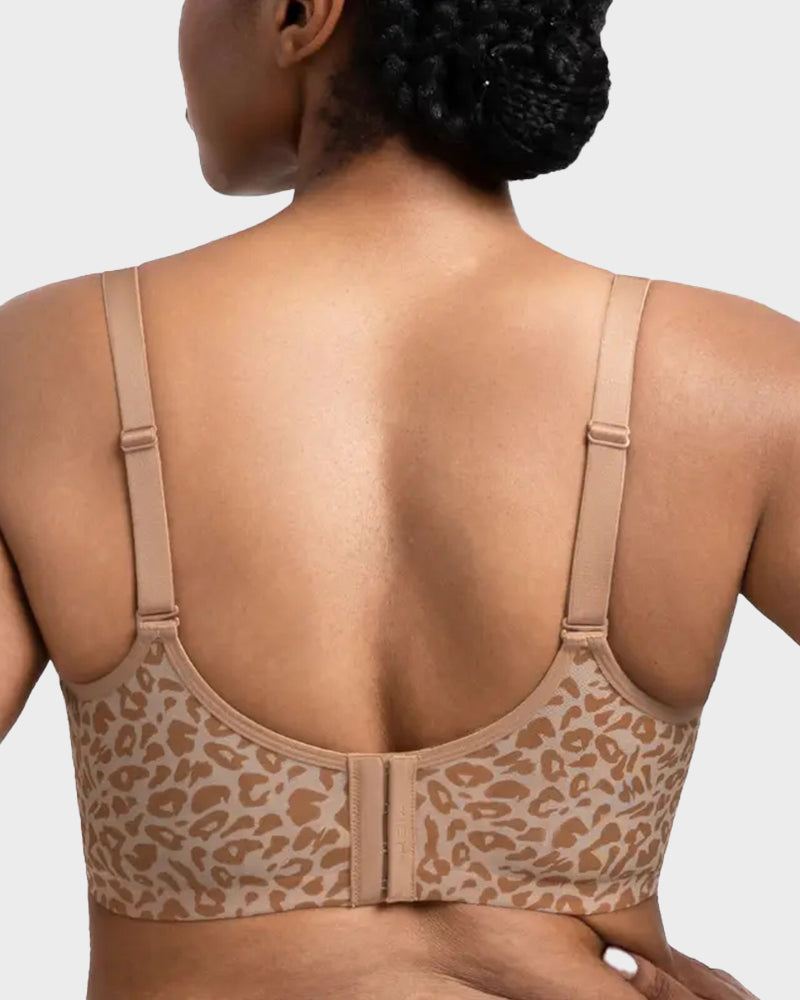 Sheer Zebra Mesh Unlined Underwire Bra