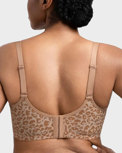 Sheer Zebra Mesh Unlined Underwire Bra