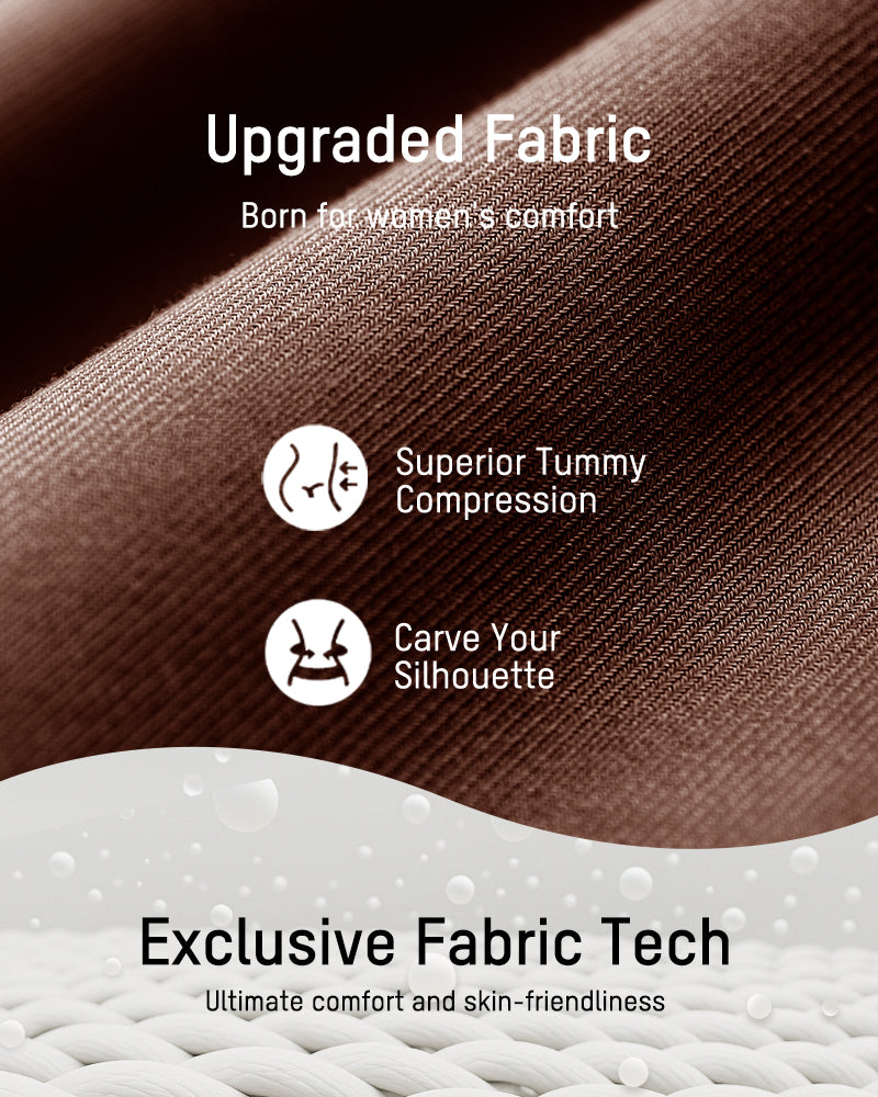 Snap Button Triangle Shaping Bodysuit