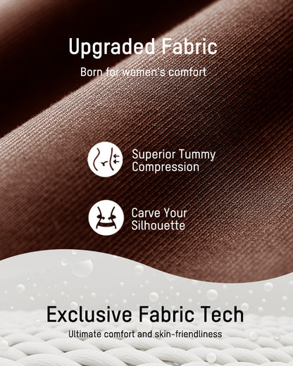 Snap Button Triangle Shaping Bodysuit