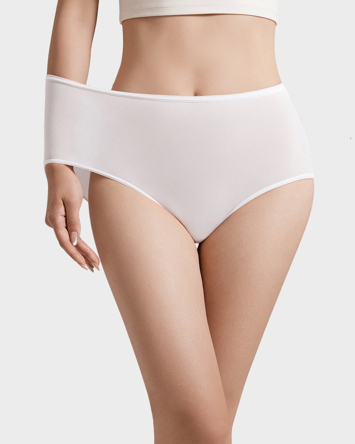 Sterilized Cotton High-Rise Disposable Briefs (4 Pack)