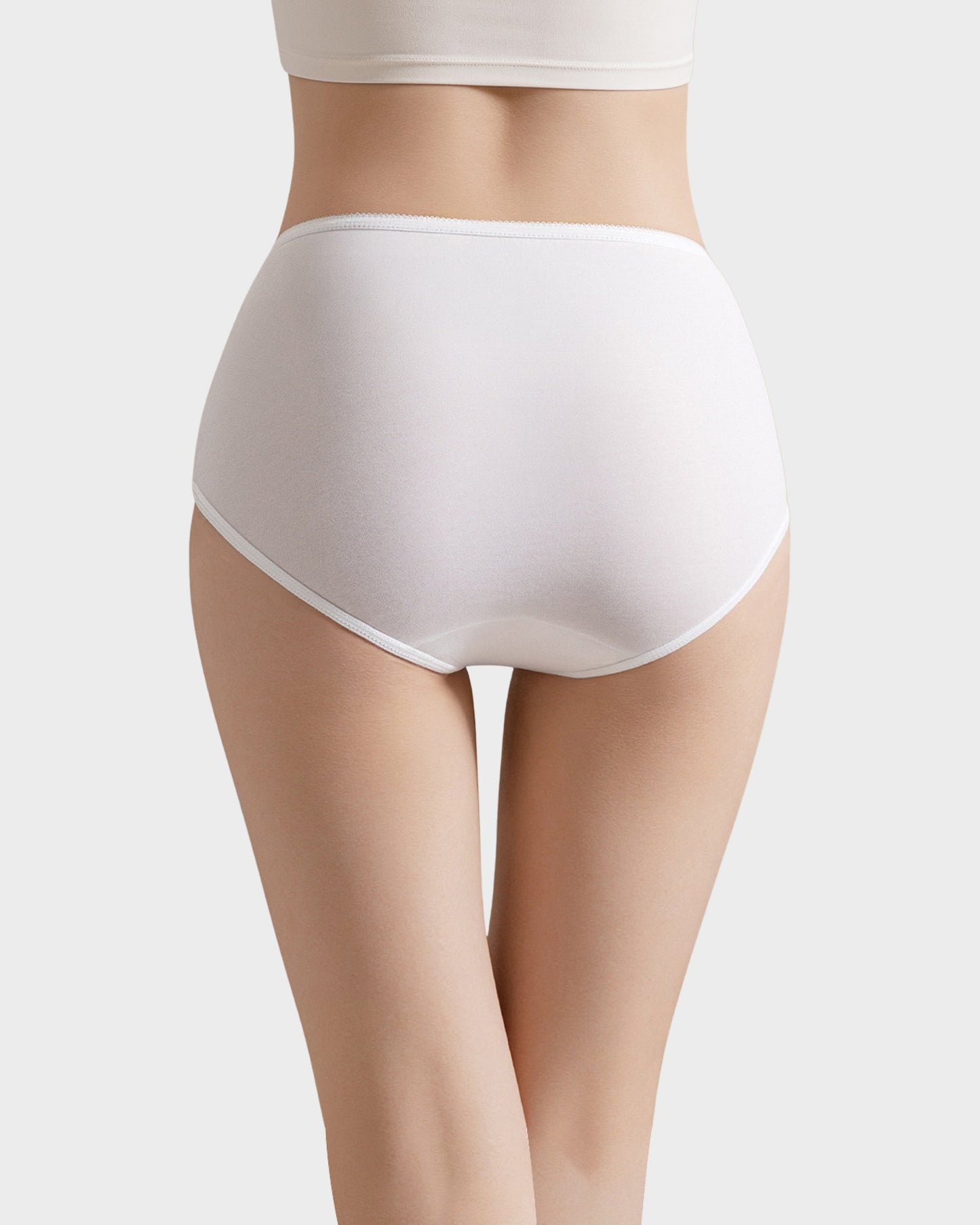 Sterilized Cotton High-Rise Disposable Briefs (4 Pack)