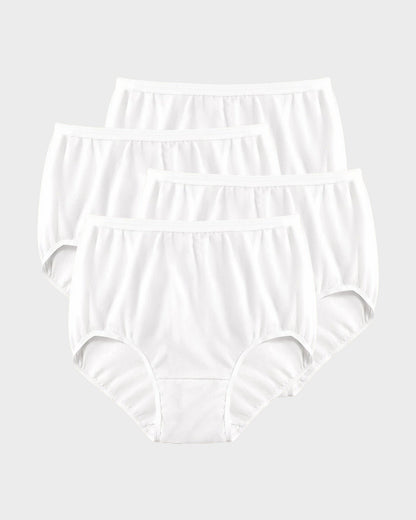 Sterilized Cotton High-Rise Disposable Briefs (4 Pack)