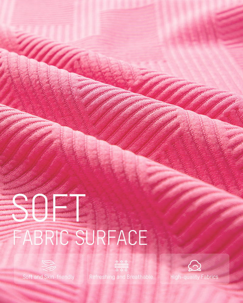 Textured Knit Two-Piece Lounge Set with Drawstring Waist