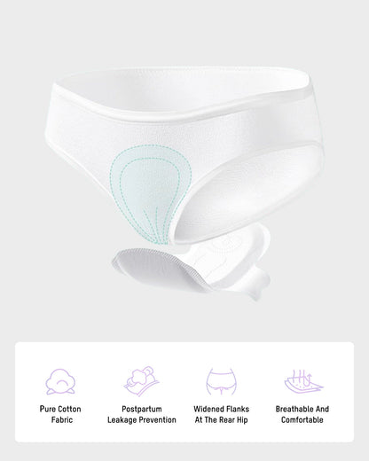 Travel & Maternity Disposable Cotton Panties (5 Pack)