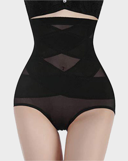 Ultra High Waist Tummy Control Mesh Shaping Panty