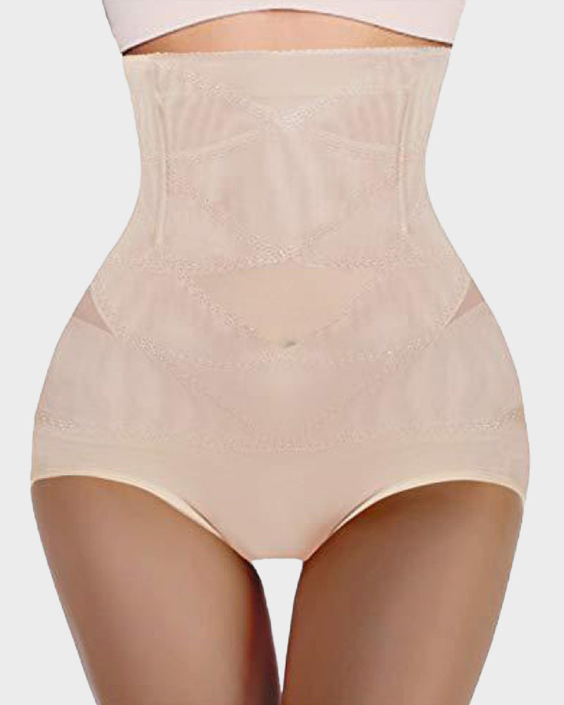 Ultra High Waist Tummy Control Mesh Shaping Panty