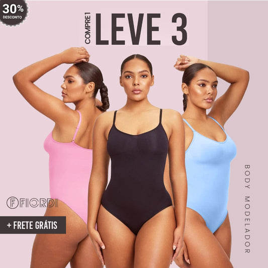 Body Modelador - ShapeSlim™ [COMPRE 1 & LEVE 3]
