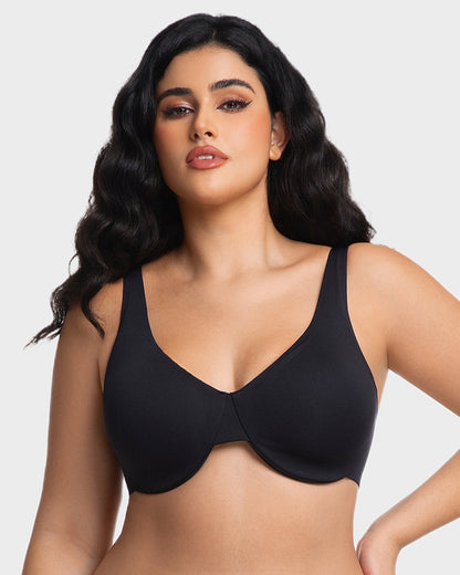 Underwire Adjustable Deep V-neck Bra