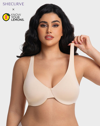 Underwire Adjustable Deep V-neck Bra