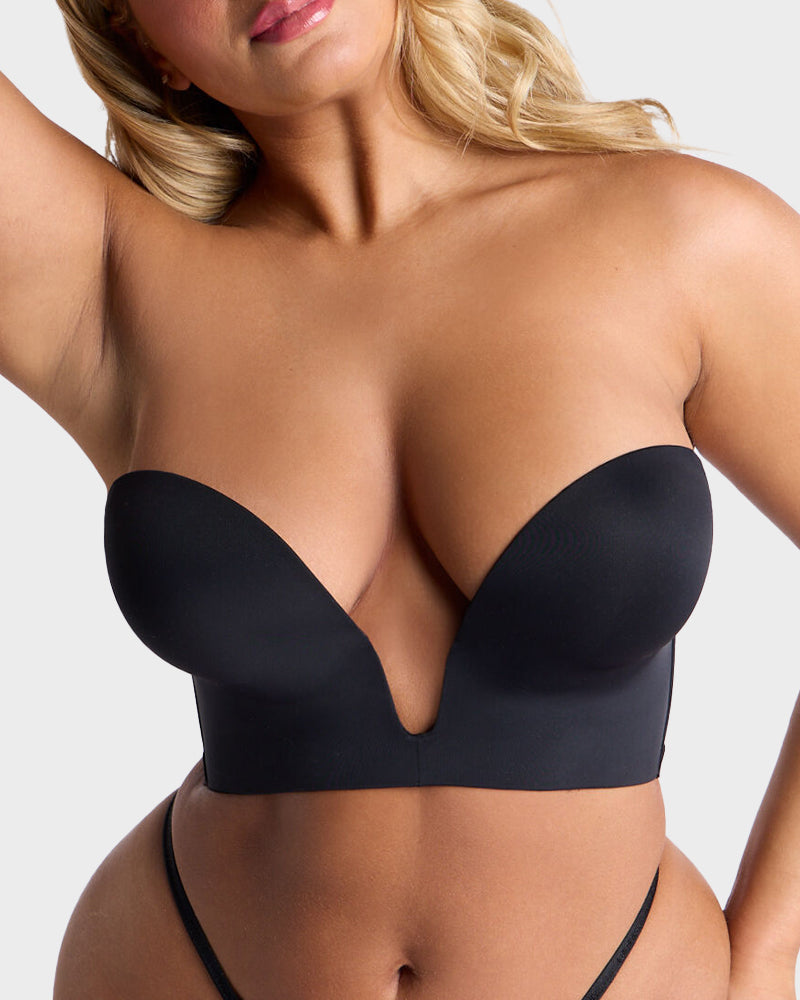 Wire-Free U-Plunge Strapless Multiway Bra