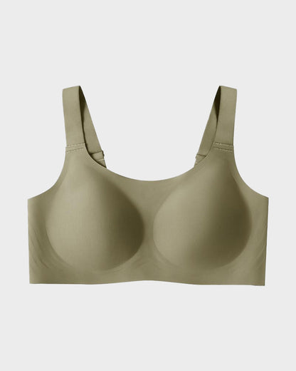 Wireless Full Coverage Jelly Bra with Breathable Straps