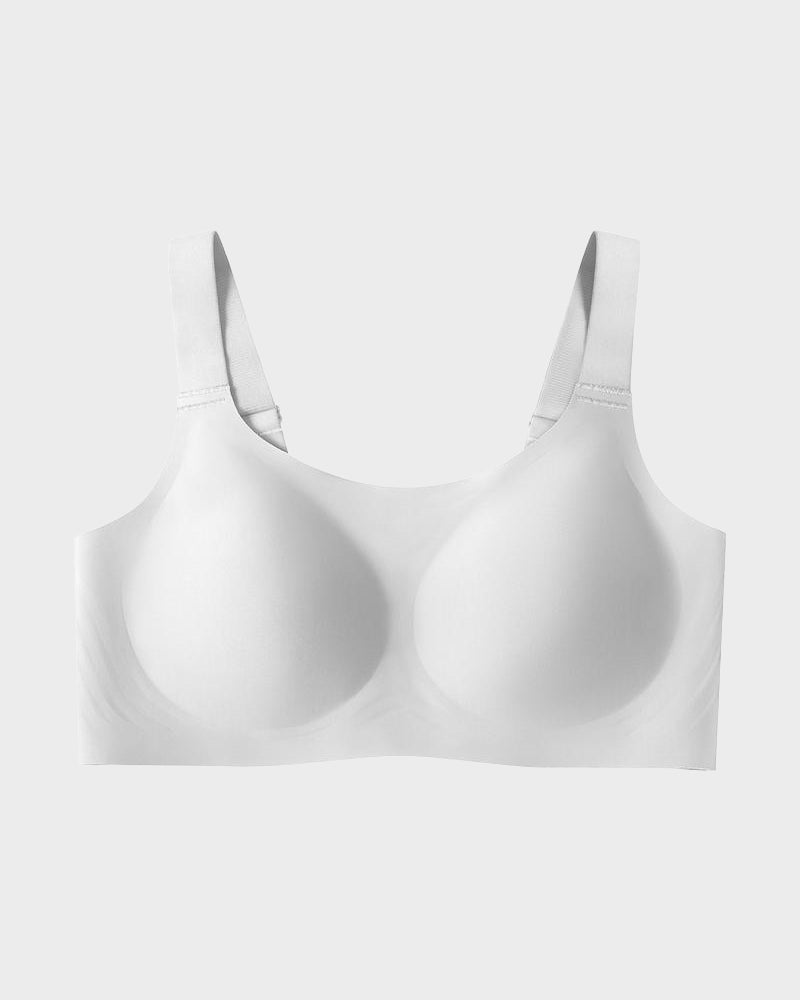 Wireless Full Coverage Jelly Bra with Breathable Straps