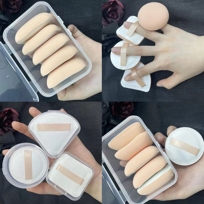 Cotton Candy Cushion Powder Puff Dry And Wet