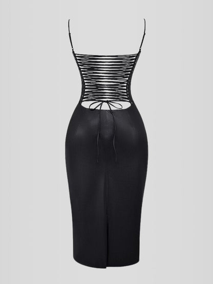 Vestido em Couro Helena