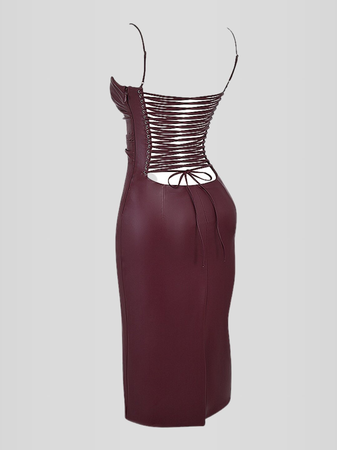 Vestido em Couro Helena