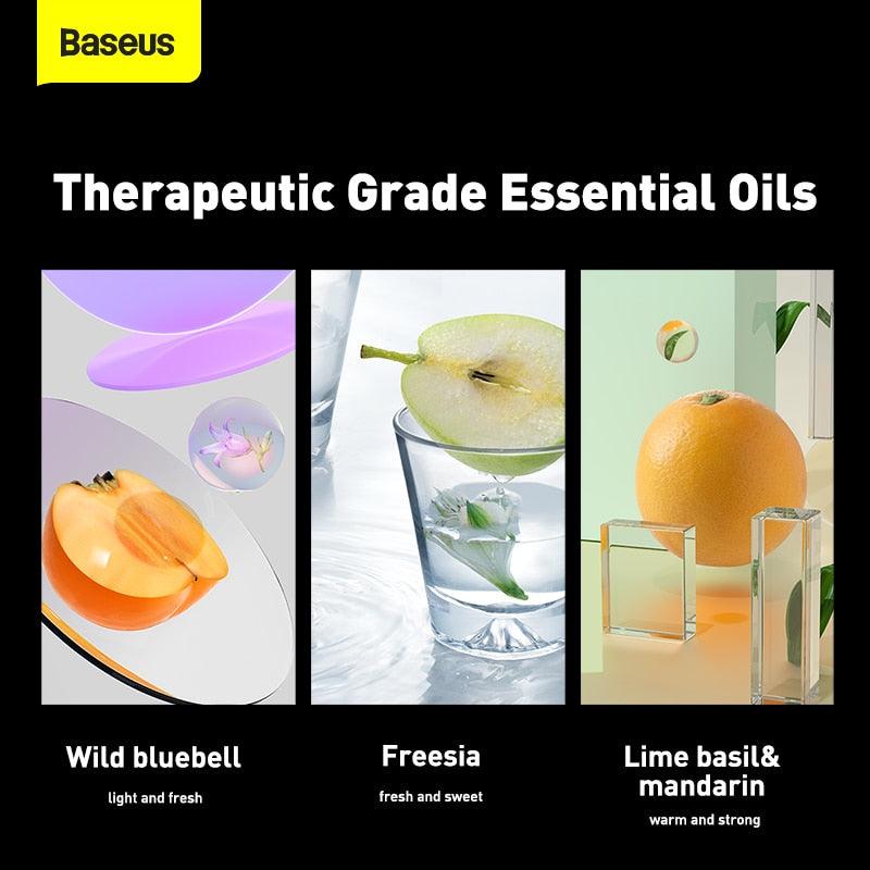 Ambientador de ar do carro com controle app inteligente difusor perfume 15ml carro bluebell fragrância universal baseus acessórios interiores do carro - Loja Pediu Levou