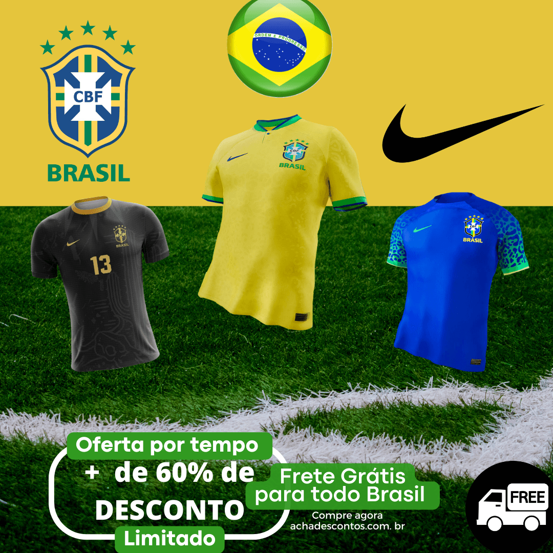 Camisa Nike Brasil 2022/23 Torcedor PRO Masculina - Loja Pediu Levou