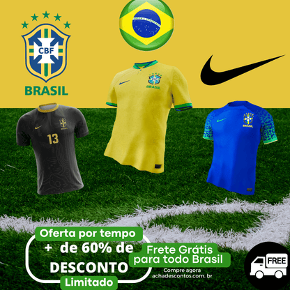 Camisa Nike Brasil 2022/23 Torcedor PRO Masculina - Loja Pediu Levou