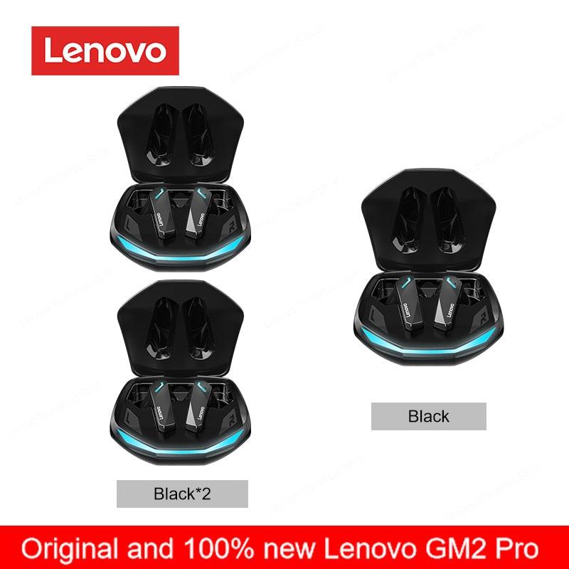 Original lenovo gm2 pro 5.3 fone de ouvido bluetooth sem fio fones de baixa latência hd chamada modo duplo gaming headset com microfone - Loja Pediu Levou