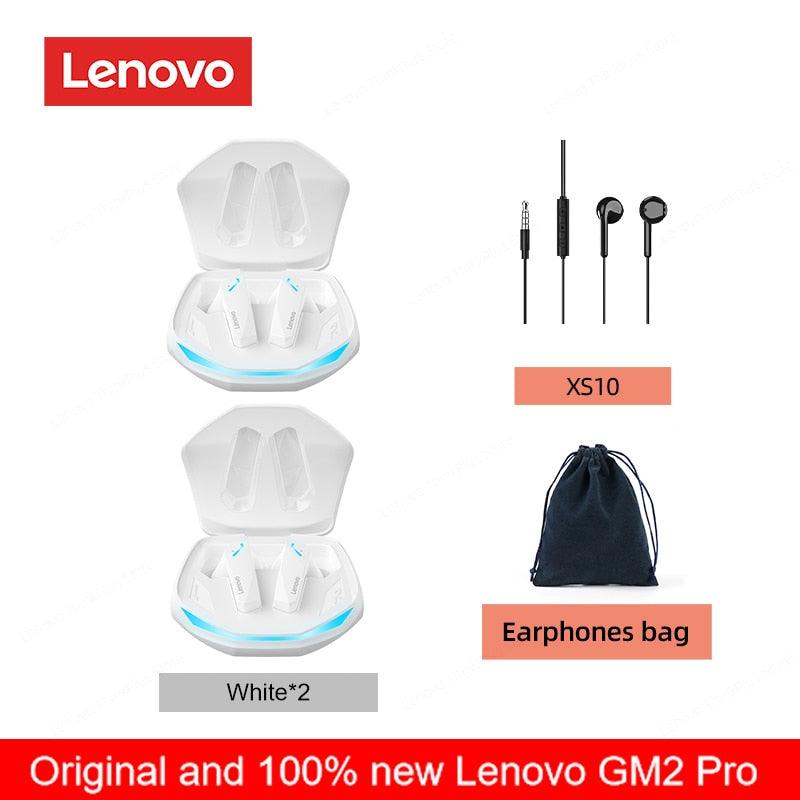 Original lenovo gm2 pro 5.3 fone de ouvido bluetooth sem fio fones de baixa latência hd chamada modo duplo gaming headset com microfone - Loja Pediu Levou