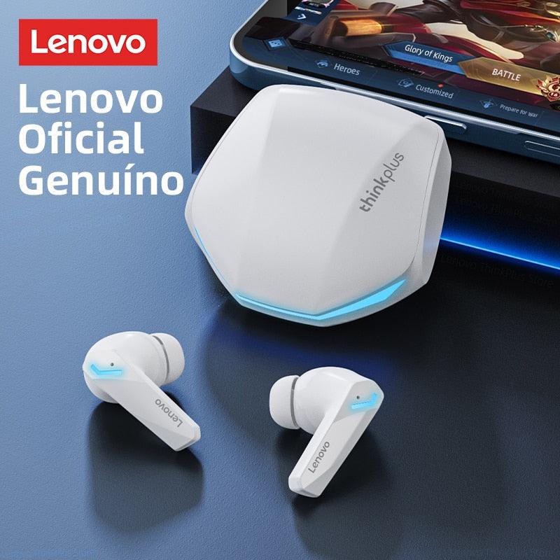 Original lenovo gm2 pro 5.3 fone de ouvido bluetooth sem fio fones de baixa latência hd chamada modo duplo gaming headset com microfone - Loja Pediu Levou