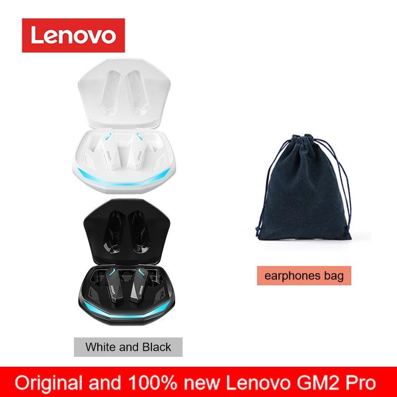 Original lenovo gm2 pro 5.3 fone de ouvido bluetooth sem fio fones de baixa latência hd chamada modo duplo gaming headset com microfone - Loja Pediu Levou