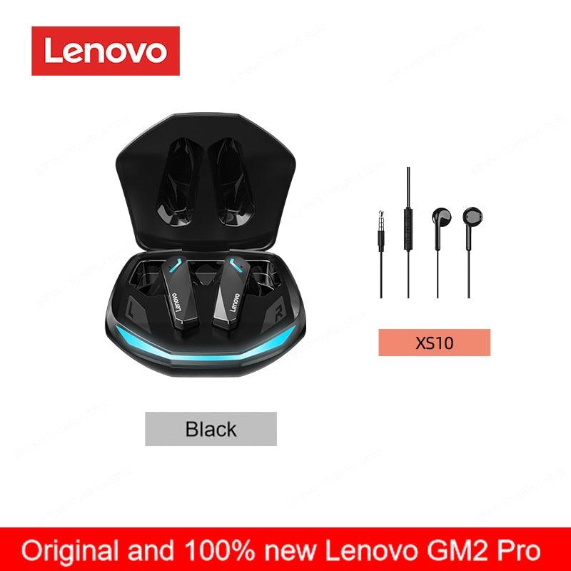 Original lenovo gm2 pro 5.3 fone de ouvido bluetooth sem fio fones de baixa latência hd chamada modo duplo gaming headset com microfone - Loja Pediu Levou