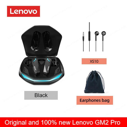 Original lenovo gm2 pro 5.3 fone de ouvido bluetooth sem fio fones de baixa latência hd chamada modo duplo gaming headset com microfone - Loja Pediu Levou