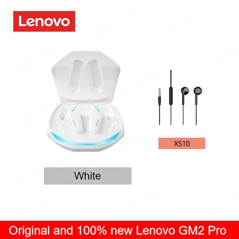 Original lenovo gm2 pro 5.3 fone de ouvido bluetooth sem fio fones de baixa latência hd chamada modo duplo gaming headset com microfone - Loja Pediu Levou
