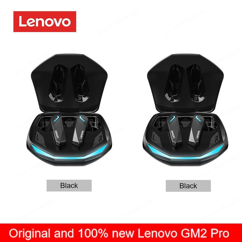 Original lenovo gm2 pro 5.3 fone de ouvido bluetooth sem fio fones de baixa latência hd chamada modo duplo gaming headset com microfone - Loja Pediu Levou