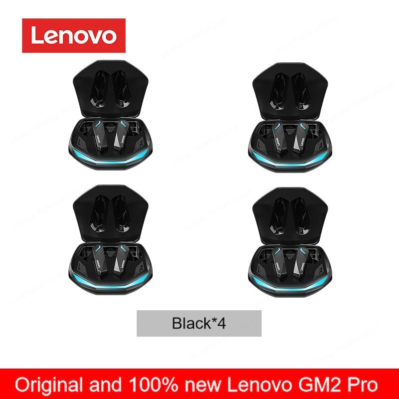 Original lenovo gm2 pro 5.3 fone de ouvido bluetooth sem fio fones de baixa latência hd chamada modo duplo gaming headset com microfone - Loja Pediu Levou